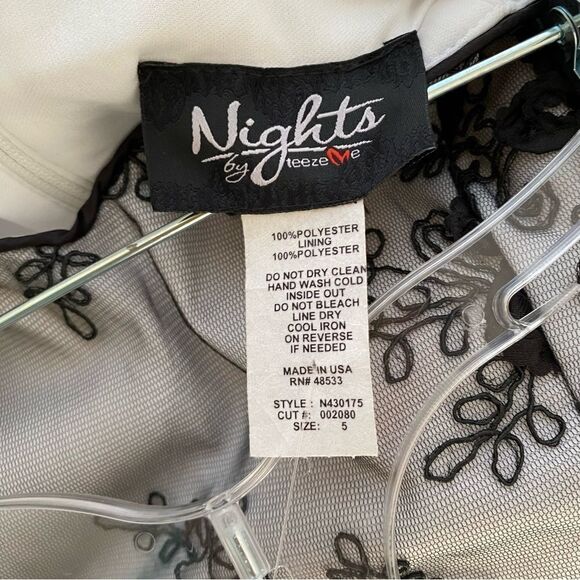 Nights by Teeze Me Juniors Strapless Mini Tulle Dress - Picture 3 of 3